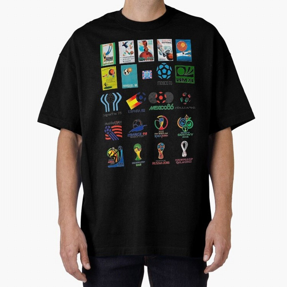 Soccer world logos Classic T-Shirt Show Your Stadium Side during the FIFA World Cup 2026 Journey through Messi and Cristiano Ronaldo Highlights, Portugal, Spain and Germany Pride, Tournament Hype, Historic Matchups, Family Viewing Parties and