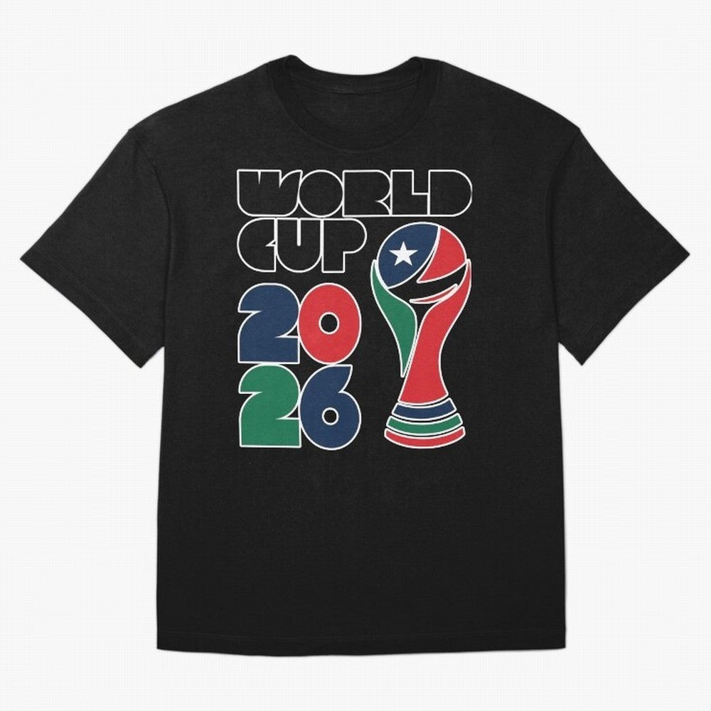 Minimalist Funky World Cup 2026 Design Classic T-Shirt Celebrate Classic Football Spirit in FIFA World Cup 2026 Group Stage for Fans of Haaland and Mbappe and Argentina, Bringing Football History, Final Match Energy, Crowd Noise and Once in a