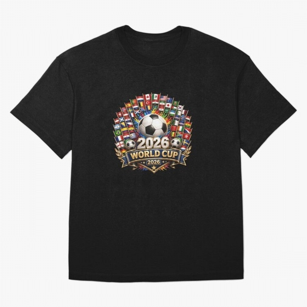 World Cup 2026, Soccer Tournament, 2026 Retro World Cup, Usa Canada Mexico Football Classic T-Shirt Celebrate Unforgettable Nights in FIFA World Cup 2026 Group Stage Spirit, Highlighting Argentina, Messi and Cristiano Ronaldo, Global Supporter