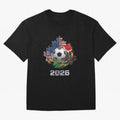 United Americas Classic T-Shirt Honor the Football Icons of FIFA World Cup 2026 USA Canada Mexico for Fans of CR7 and Messi and Spain, Bringing Match Day Excitement, Supporter Culture, Golden Goals and Global Football Passion; Perfect for