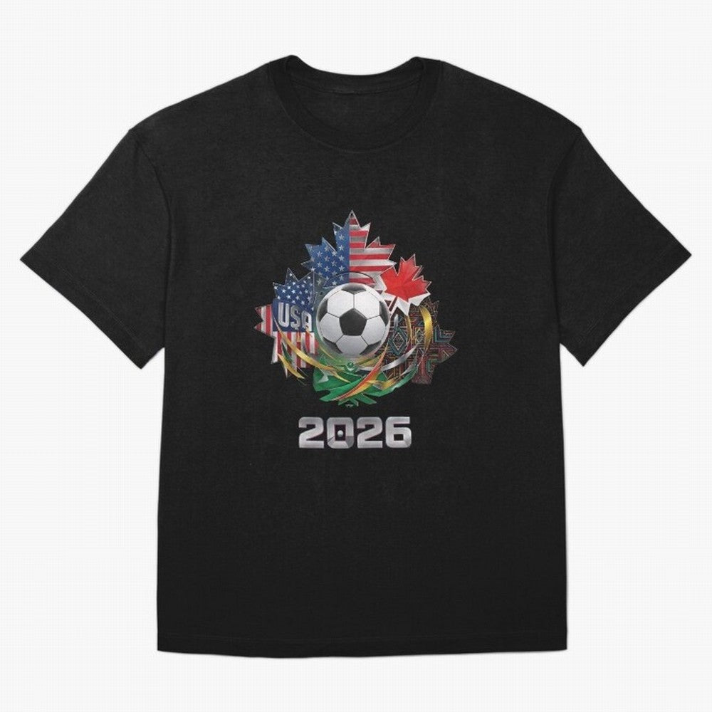 United Americas Classic T-Shirt Honor the Football Icons of FIFA World Cup 2026 USA Canada Mexico for Fans of CR7 and Messi and Spain, Bringing Match Day Excitement, Supporter Culture, Golden Goals and Global Football Passion; Perfect for