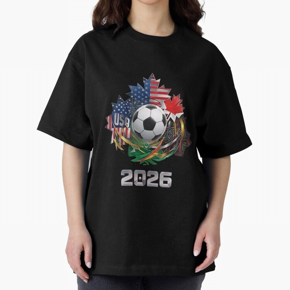 United Americas Classic T-Shirt Honor the Football Icons of FIFA World Cup 2026 USA Canada Mexico for Fans of CR7 and Messi and Spain, Bringing Match Day Excitement, Supporter Culture, Golden Goals and Global Football Passion; Perfect for