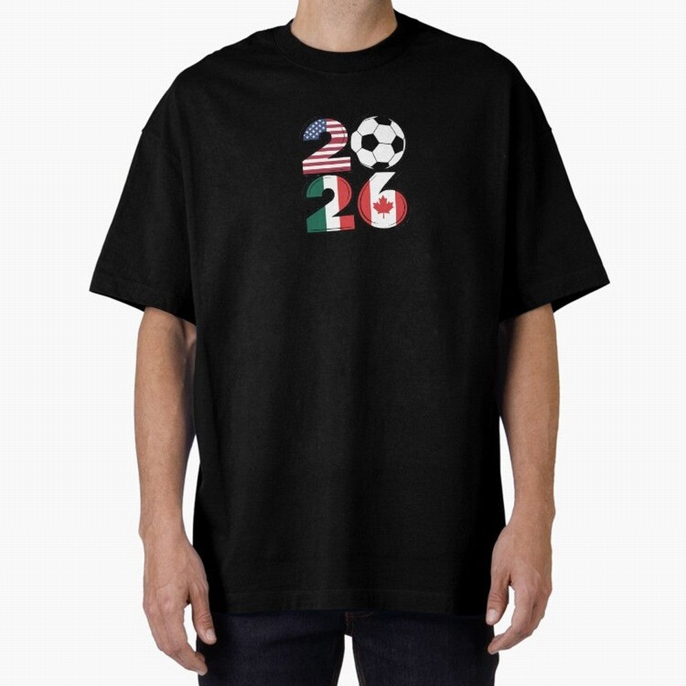 2026 soccer logo Classic T-Shirt Feel the FIFA World Cup 2026 USA Canada Mexico Journey through Cristiano Ronaldo, Haaland and CR7 Highlights, France and Portugal Pride, Soccer Culture, Superstar Moments, National Team Dreams and Competitive Fire;