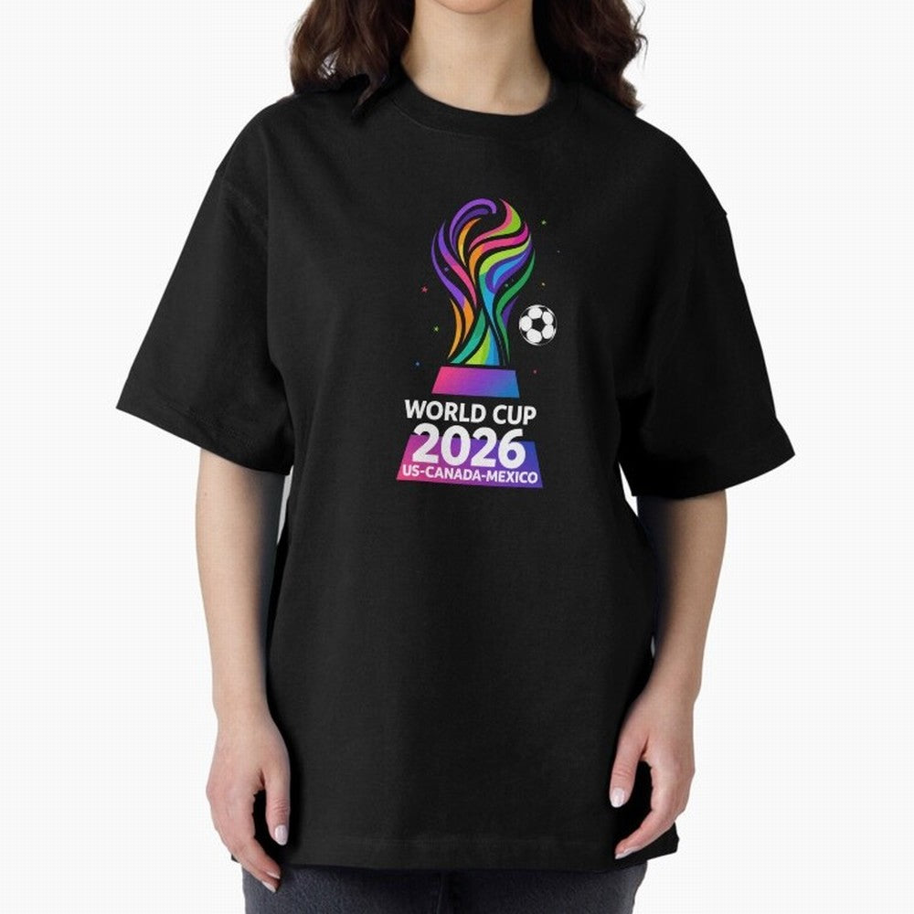 World Cup 2026 US-Canada-Mexico Soccer Trophy Classic T-Shirt Support Global Football Passion for FIFA World Cup 2026, Driven by Haaland and Mbappe, Argentina, France and Brazil, Soccer Culture, Superstar Moments, National Team Dreams and