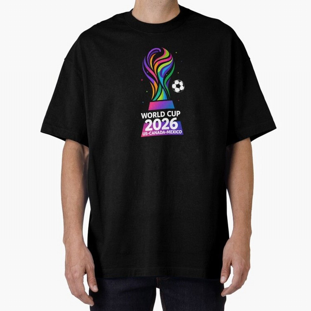 World Cup 2026 US-Canada-Mexico Soccer Trophy Classic T-Shirt Support Global Football Passion for FIFA World Cup 2026, Driven by Haaland and Mbappe, Argentina, France and Brazil, Soccer Culture, Superstar Moments, National Team Dreams and