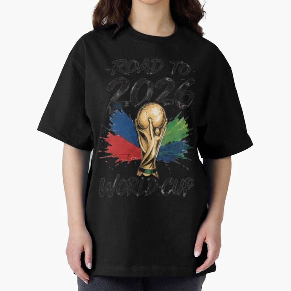 Road To 2026 World Cup Football Graphic Tee Classic T-Shirt Build FIFA World Cup 2026 Group Stage Spirit, Made for Netherlands, Messi, Soccer Culture, Superstar Moments, National Team Dreams and Competitive Fire; Perfect for People Who Love