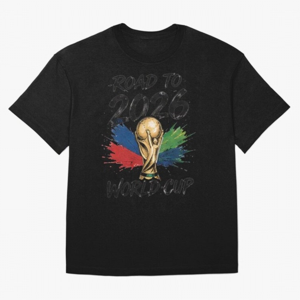 Road To 2026 World Cup Football Graphic Tee Classic T-Shirt Build FIFA World Cup 2026 Group Stage Spirit, Made for Netherlands, Messi, Soccer Culture, Superstar Moments, National Team Dreams and Competitive Fire; Perfect for People Who Love