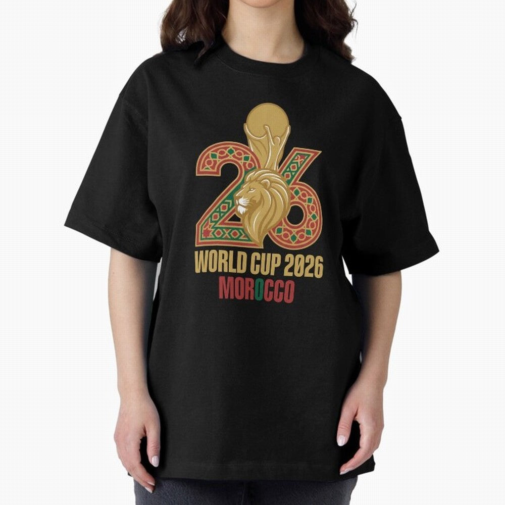 Copy of WORLD CUP 2026 MOROCCO Classic T-Shirt Fuel Match Day Hype around FIFA World Cup 2026 USA Canada Mexico, Cristiano Ronaldo, Portugal, Spain and Germany, Retro Football Energy, Iconic Rivalries, Trophy Chase Drama and Stadium Atmosphere;