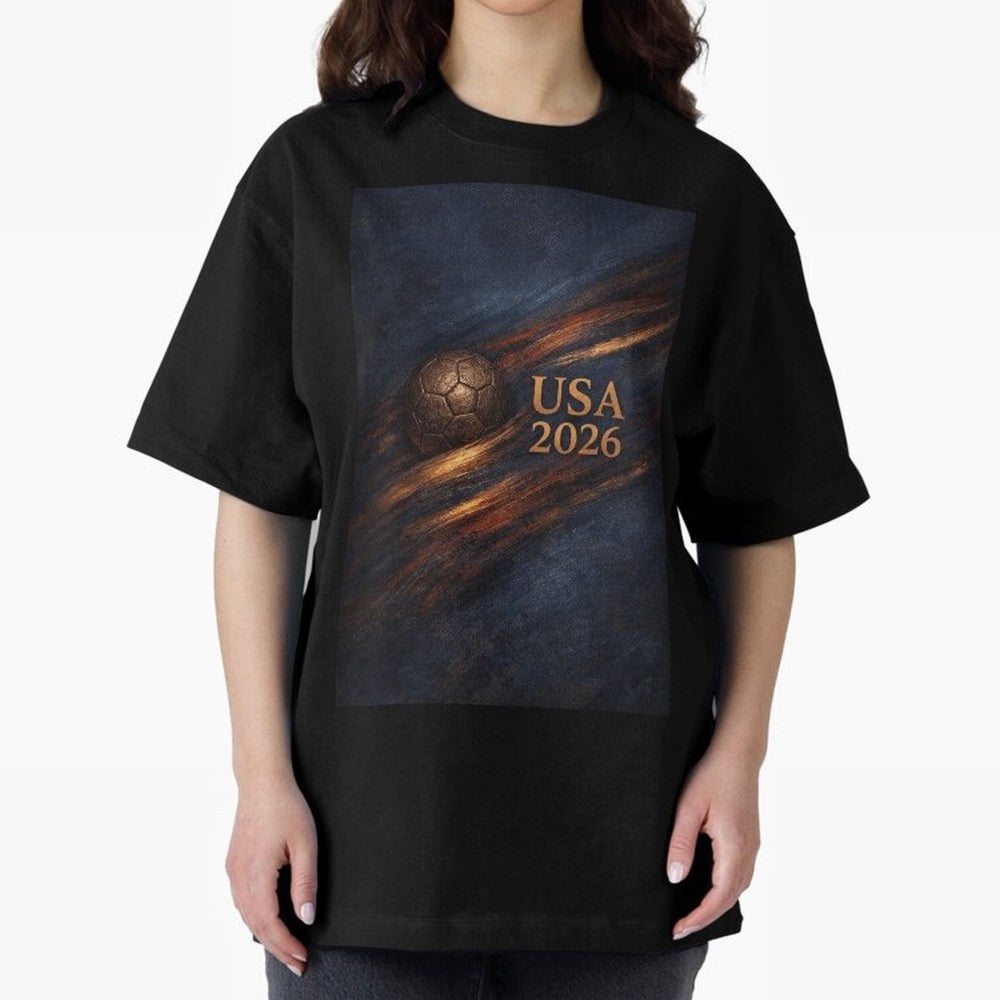 USA 2026 For Soccer Fans Inspired Design Classic T-Shirt Carry National Pride through FIFA World Cup 2026 USA Canada Mexico for Fans of Haaland and Mbappe and Portugal, Spain and Germany, Bringing Stadium Memories, Football Loyalty, International