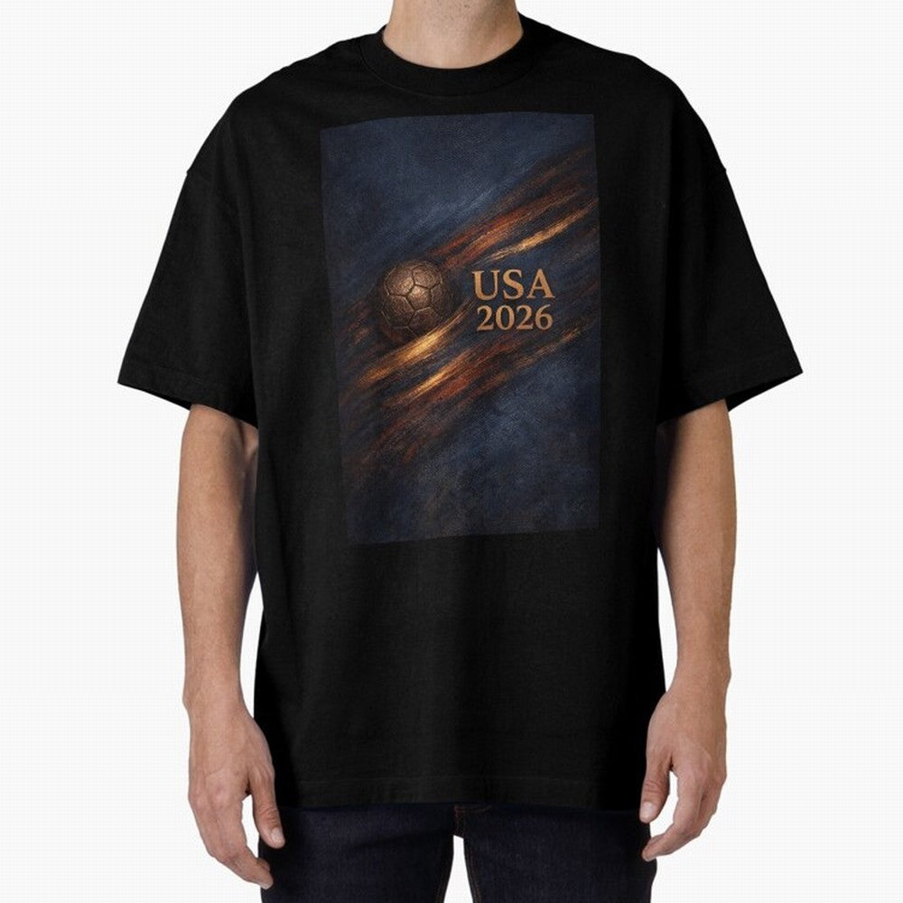 USA 2026 For Soccer Fans Inspired Design Classic T-Shirt Carry National Pride through FIFA World Cup 2026 USA Canada Mexico for Fans of Haaland and Mbappe and Portugal, Spain and Germany, Bringing Stadium Memories, Football Loyalty, International