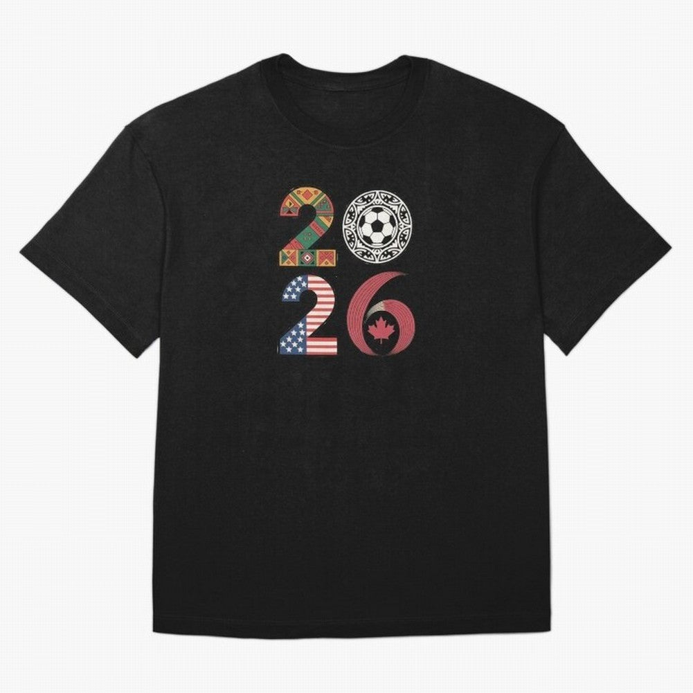 2026 Football Countries Funny Sports Team Classic T-Shirt Celebrate Football Heritage in FIFA World Cup 2026 Centered on Messi and Cristiano Ronaldo, Argentina, France and Brazil Energy, Football Passion, Legendary Performances, Festival Vibes and