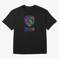 World Cup 2026 Fan Design ¨C United by Football Classic T-Shirt Stand Out with Spirit from FIFA World Cup 2026 USA Canada Mexico Driven by Cristiano Ronaldo, Haaland and CR7, Brazil Energy, Football History, Final Match Energy, Crowd Noise and Once