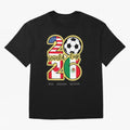 World Cup 2026, Usa Canada Mexico Football Classic T-Shirt Show Your Stadium Side during FIFA World Cup 2026 for Fans of Messi, CR7 and Mbappe and Argentina, France and Brazil, Bringing Stadium Memories, Football Loyalty, International Chants and