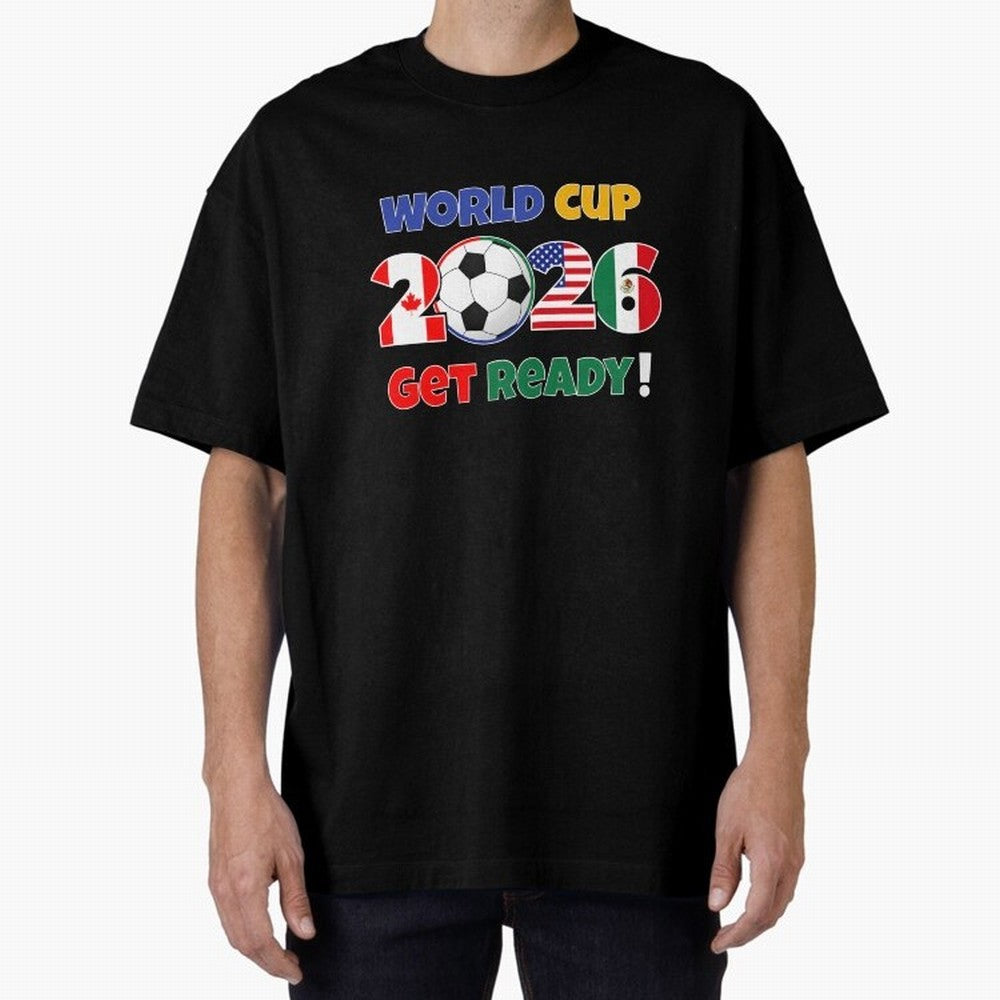 World Cup 2026, World Cup 2026, Soccer Fan Graphic, Football Lover Classic T-Shirt Turn Up for FIFA World Cup 2026 USA Canada Mexico for Fans of Neymar, Haaland and Cristiano Ronaldo and Argentina and Brazil, Bringing Classic Soccer Heritage,