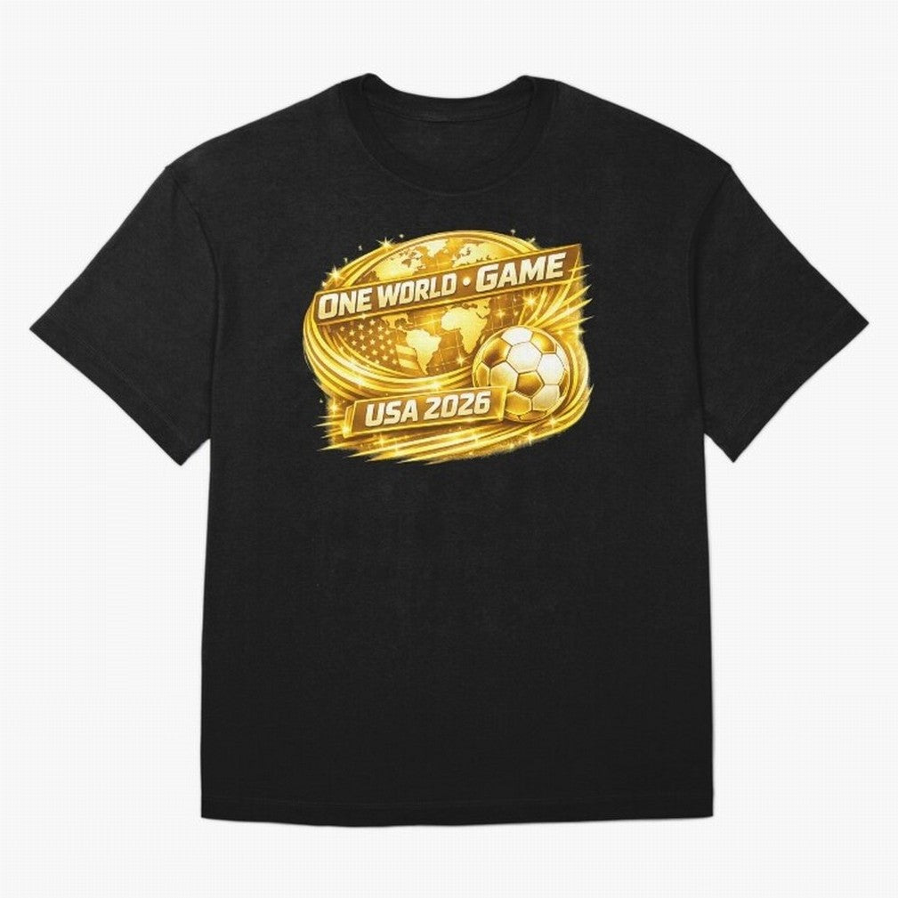 World Cup 2026 Classic T-Shirt Carry the Colors and Pride of FIFA World Cup 2026 Centered on Messi, Neymar and Mbappe, France and Portugal Energy, Football Festival Excitement, Trophy Ambitions, Country Rivalries and Star Player Buzz; Made for