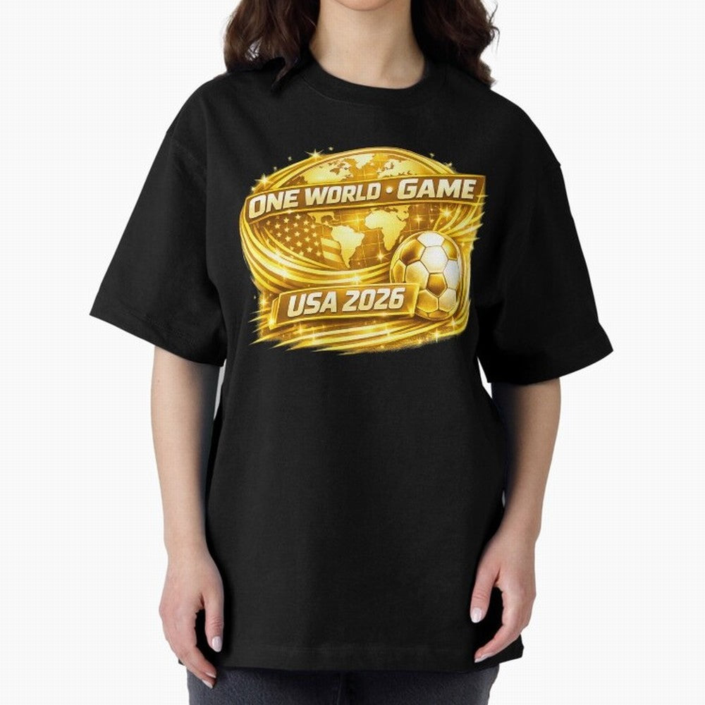 World Cup 2026 Classic T-Shirt Carry the Colors and Pride of FIFA World Cup 2026 Centered on Messi, Neymar and Mbappe, France and Portugal Energy, Football Festival Excitement, Trophy Ambitions, Country Rivalries and Star Player Buzz; Made for