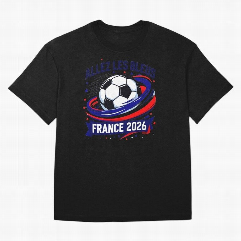 France Fan Art World Cup 2026 Classic T-Shirt Mark FIFA World Cup 2026 USA Canada Mexico with Mbappe, Brazil Energy, Sports Nostalgia, International Competition, Famous Players and Unforgettable Victories; Great for Watch Parties, Sports Bars,