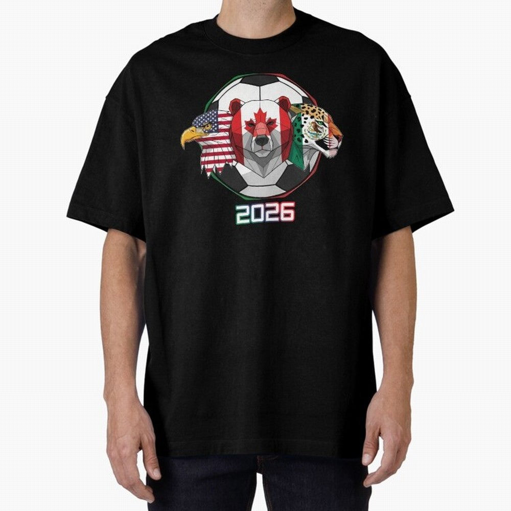 North American Soccer Animals 2026 Classic T-Shirt Celebrate Every Goal in the FIFA World Cup 2026 Journey through Cristiano Ronaldo Highlights, France and Portugal Pride, Stadium Chants, National Pride, Trophy Dreams and Unforgettable Football