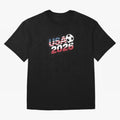 USA 2026 Soccer Classic T-Shirt Celebrate the Biggest Stage of FIFA World Cup 2026 Group Stage for Fans of Cristiano Ronaldo, Haaland and CR7 and Portugal, Bringing Championship Spirit, Famous Goals, Roaring Crowds and International Football Unity;