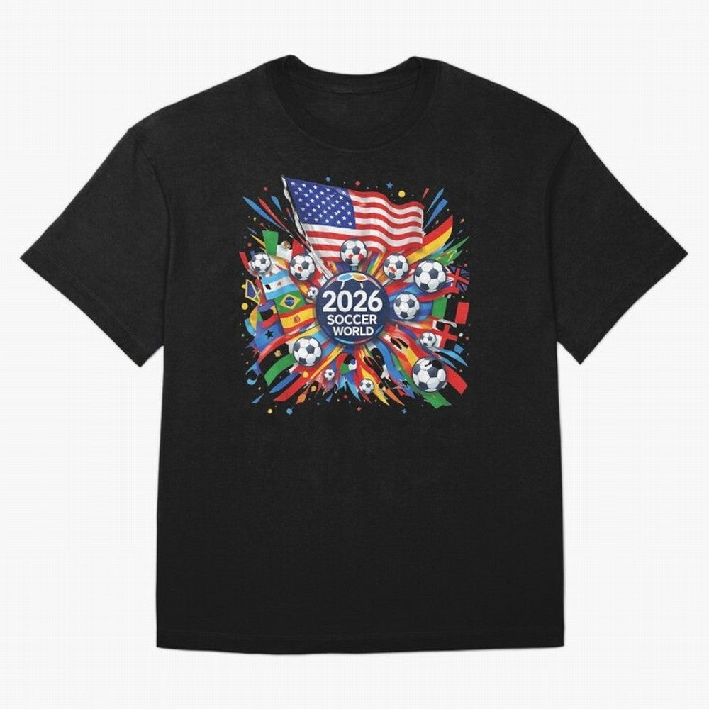 2026 Soccer World Cup United States Mexico Canada Football Championship Tournament Classic T-Shirt Create Global Football Passion for FIFA World Cup 2026 USA Canada Mexico, Celebrating Messi and Cristiano Ronaldo, Netherlands, Championship Spirit,