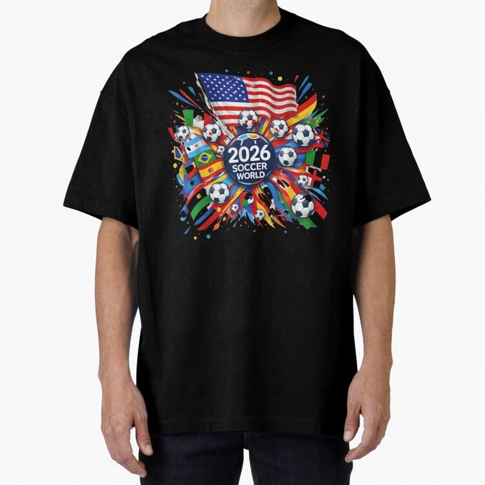 2026 Soccer World Cup United States Mexico Canada Football Championship Tournament Classic T-Shirt Create Global Football Passion for FIFA World Cup 2026 USA Canada Mexico, Celebrating Messi and Cristiano Ronaldo, Netherlands, Championship Spirit,