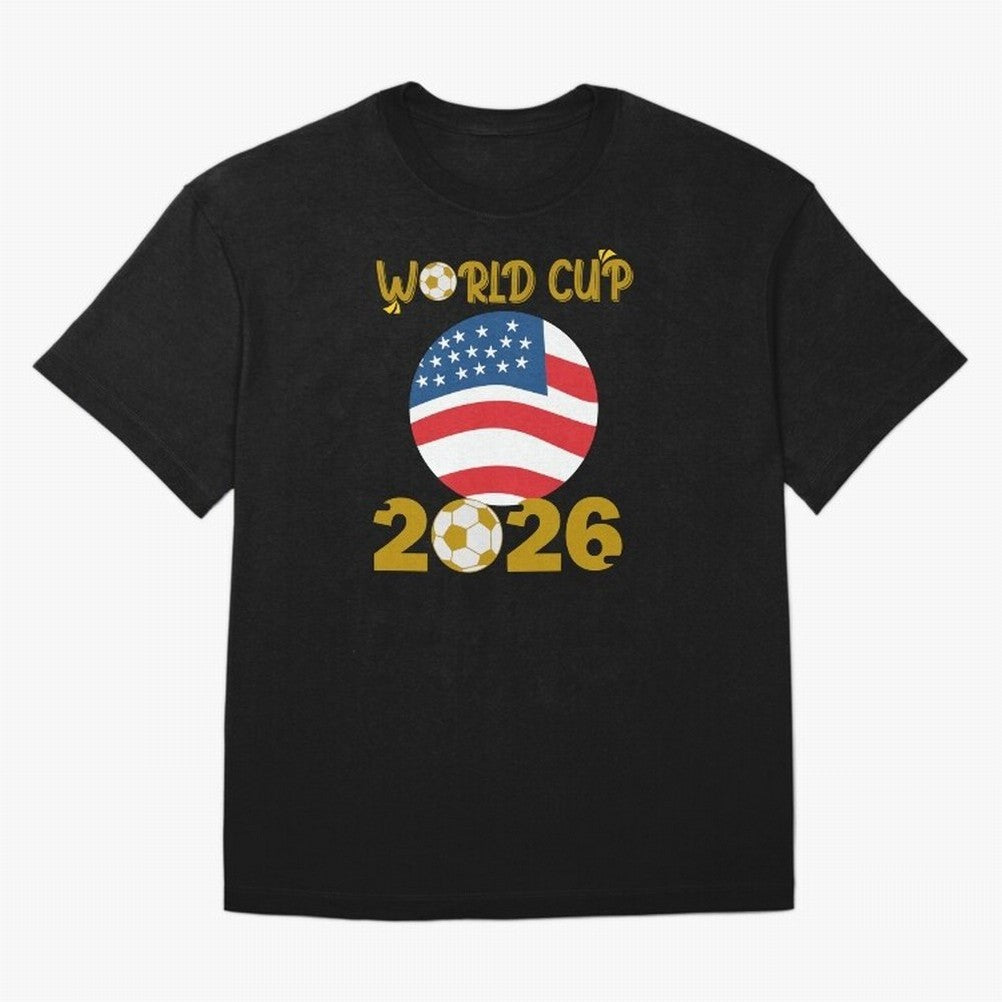 World Cup 2026 USA Soccer Design ¨C Football Fan Graphic T-Shirt Classic T-Shirt Remember Match Day Hype around FIFA World Cup 2026 USA Canada Mexico, Neymar, Argentina, Game Day Rituals, Football Legends, Country Pride and the Road to the Final;