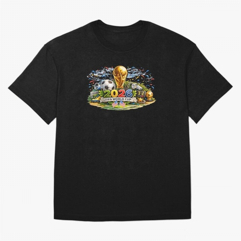 FIFA World Cup 2026, USA Support Gift Classic T-Shirt Experience the Global Stage of Match Day Hype around FIFA World Cup 2026 USA Canada Mexico, Mbappe, Portugal, Soccer Culture, Superstar Moments, National Team Dreams and Competitive Fire;