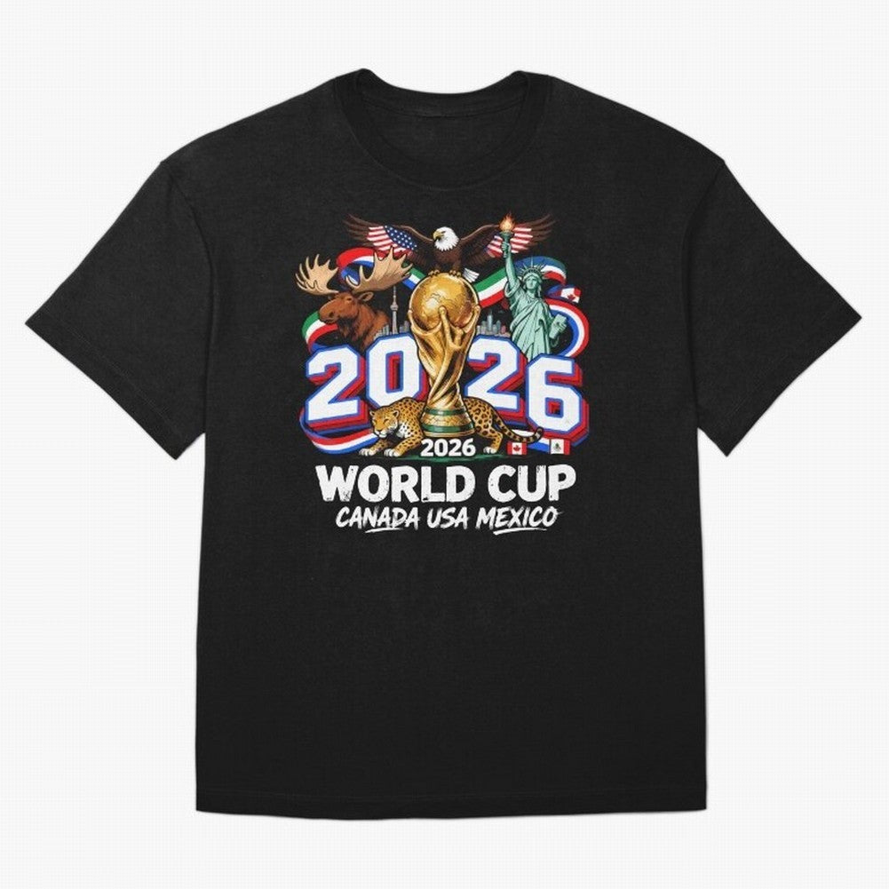 World Cup 2026 Soccer Fan USA Canada Mexico Classic T-Shirt Elevate Match Day Hype around FIFA World Cup 2026 Group Stage, Haaland, Argentina and Brazil, Stadium Memories, Football Loyalty, International Chants and Championship Tradition; Great for