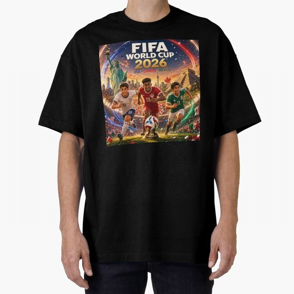 Road to 2026 Football #football 2026 Classic T-Shirt Support Iconic Players in Global Football Passion for FIFA World Cup 2026, Driven by CR7, France and Portugal, Champion Mindset, Group Stage Buzz, Knockout Tension and Passionate Fan Culture;