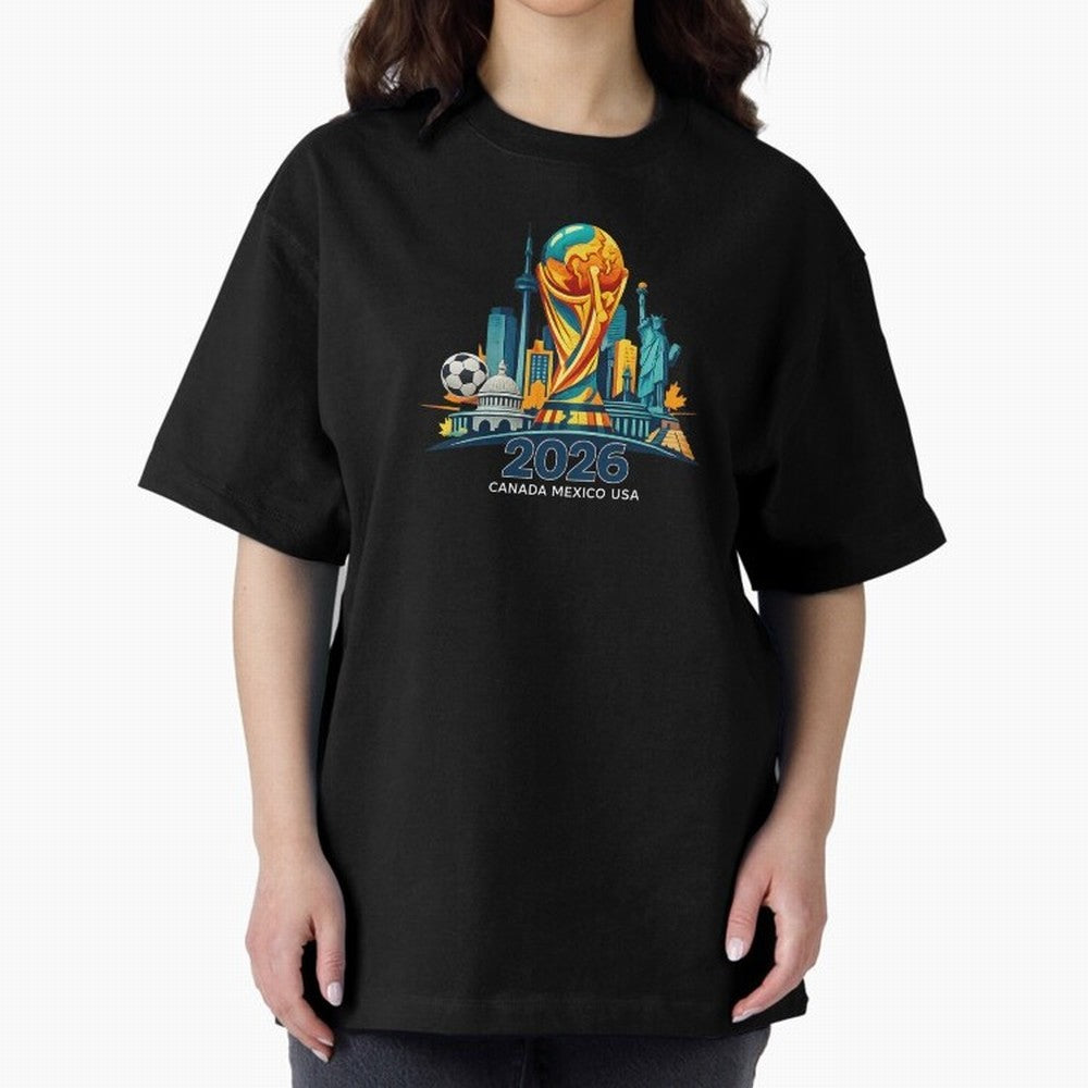 World Football Spirit 2026 - Global Football Championship - USA Canada Mexico Soccer Fan Classic T-Shirt Discover Global Football Passion for FIFA World Cup 2026, Made for Mbappe, Brazil, Portugal and Argentina, Global Supporter Spirit, Legendary