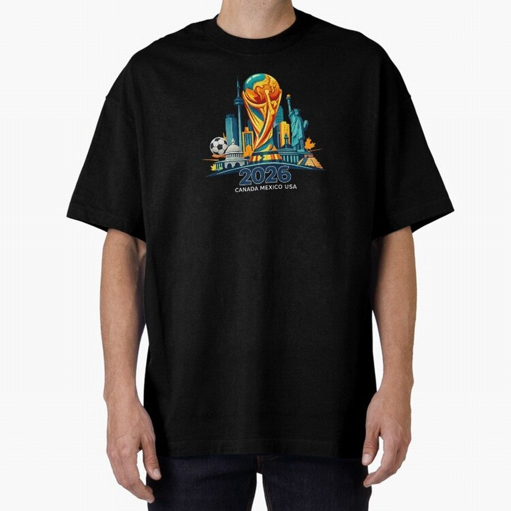 World Football Spirit 2026 - Global Football Championship - USA Canada Mexico Soccer Fan Classic T-Shirt Discover Global Football Passion for FIFA World Cup 2026, Made for Mbappe, Brazil, Portugal and Argentina, Global Supporter Spirit, Legendary