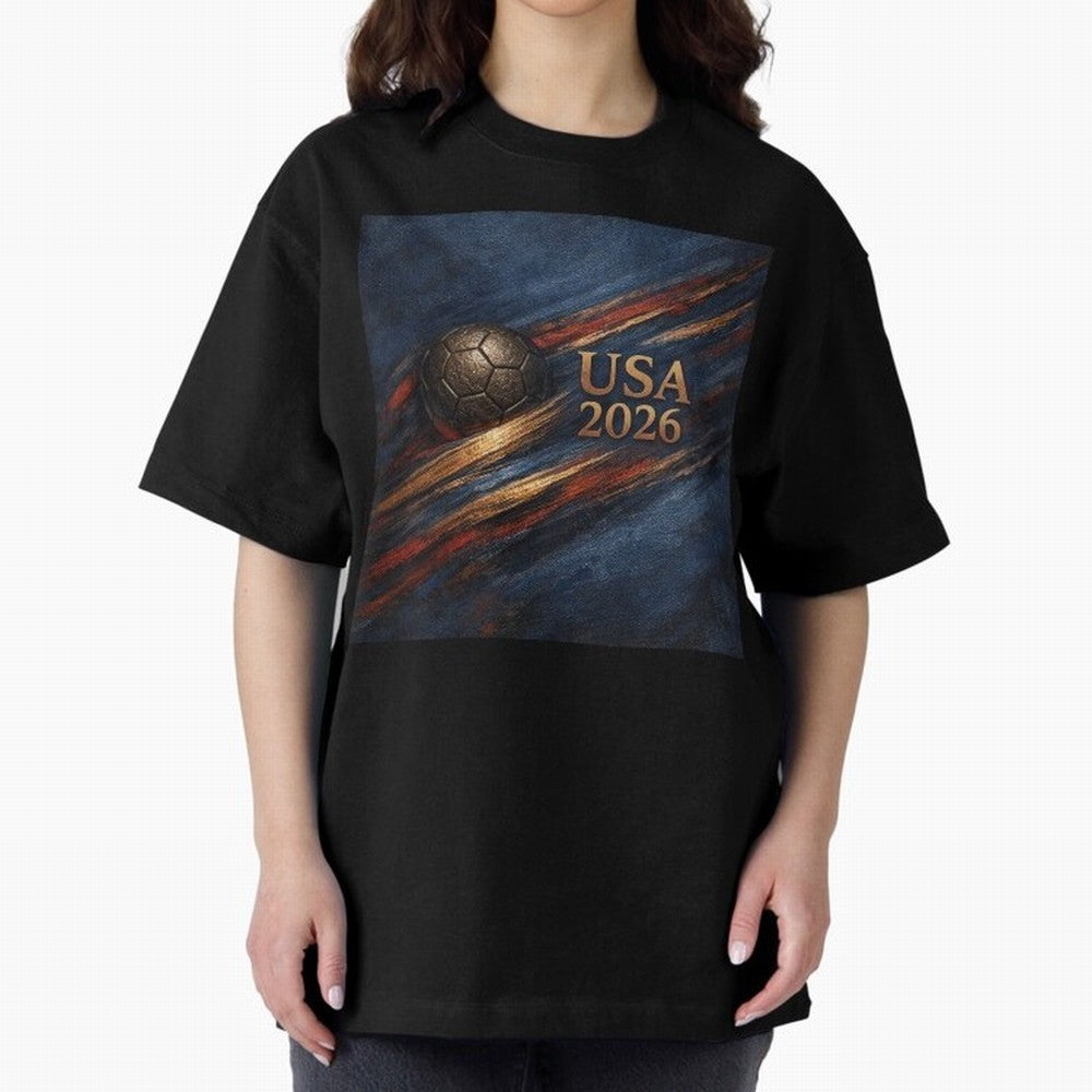 Bronze Inspired USA 2026 Soccer Theme Classic T-Shirt Celebrate Golden Goal Energy in FIFA World Cup 2026 Spirit, Celebrating Brazil, Neymar, Haaland and Cristiano Ronaldo, Supporter Pride, Iconic Celebrations, Legendary Names and Global Match Day