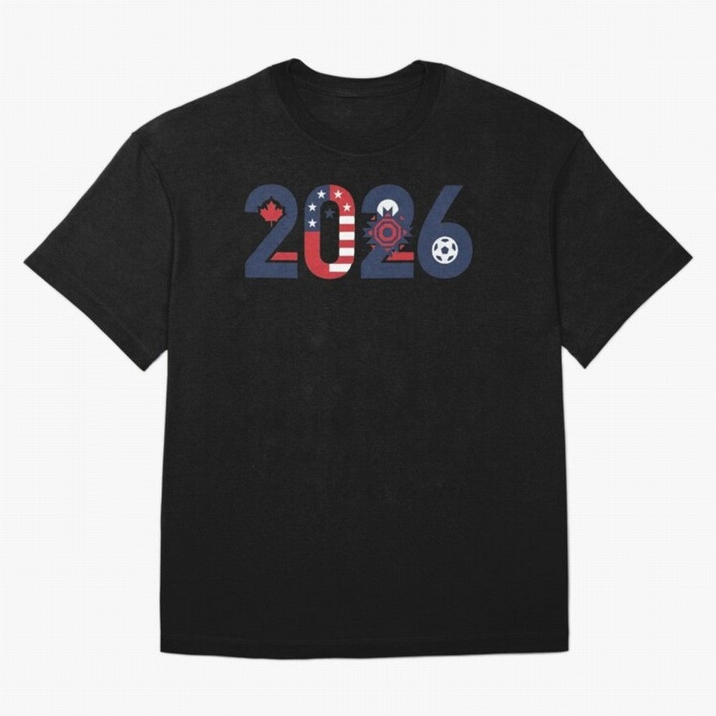 North America Soccer 2026 - Three Nations Fan Art Classic T-Shirt Celebrate Fan Culture around the FIFA World Cup 2026 USA Canada Mexico Journey through CR7 Highlights, Brazil, Portugal and Argentina Pride, Supporter Pride, Iconic Celebrations,
