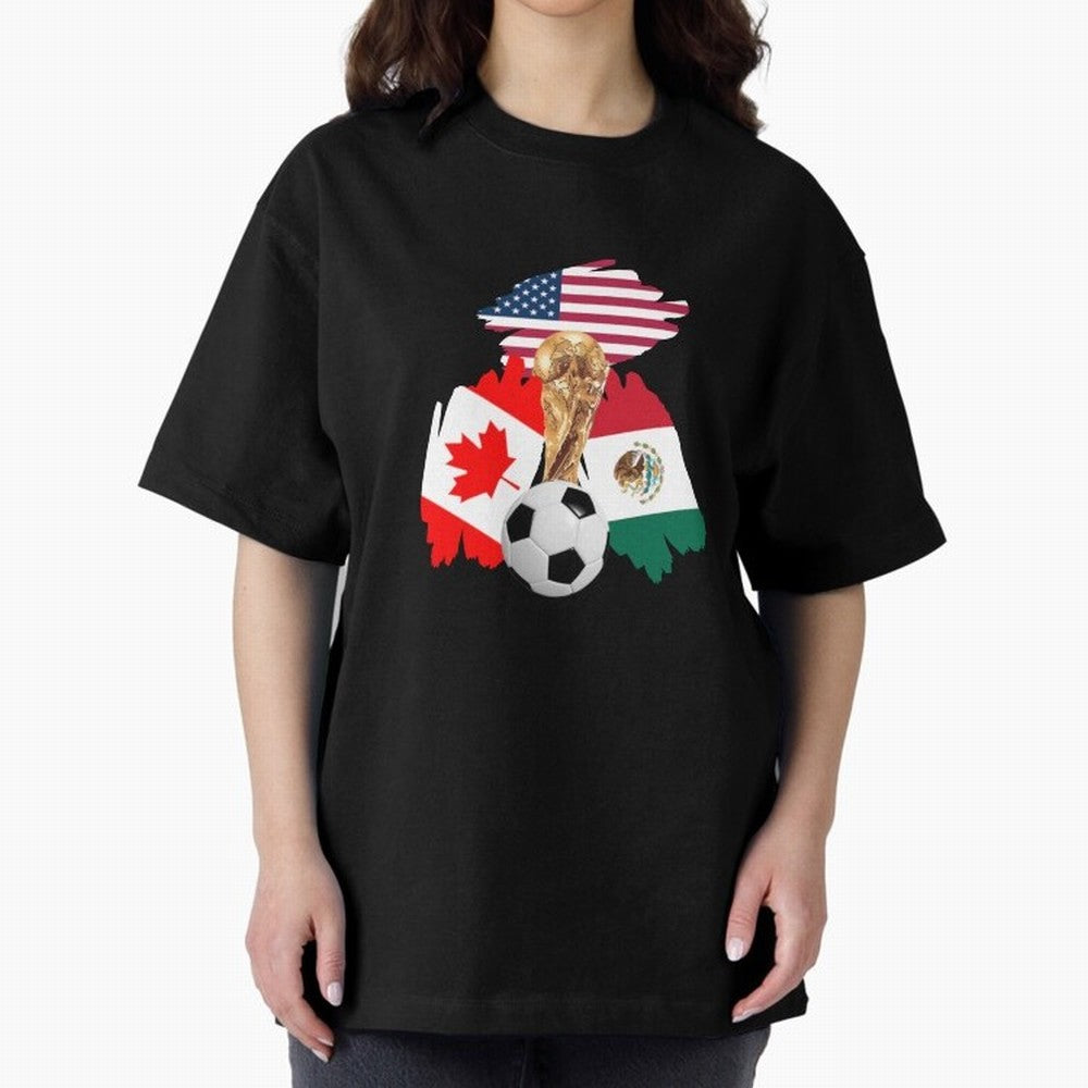 Countries of World Cup Classic T-Shirt Enjoy FIFA World Cup 2026 Group Stage Spirit, Filled with Argentina and Brazil, Cristiano Ronaldo, Match Day Excitement, Supporter Culture, Golden Goals and Global Football Passion; Great for Supporters Who