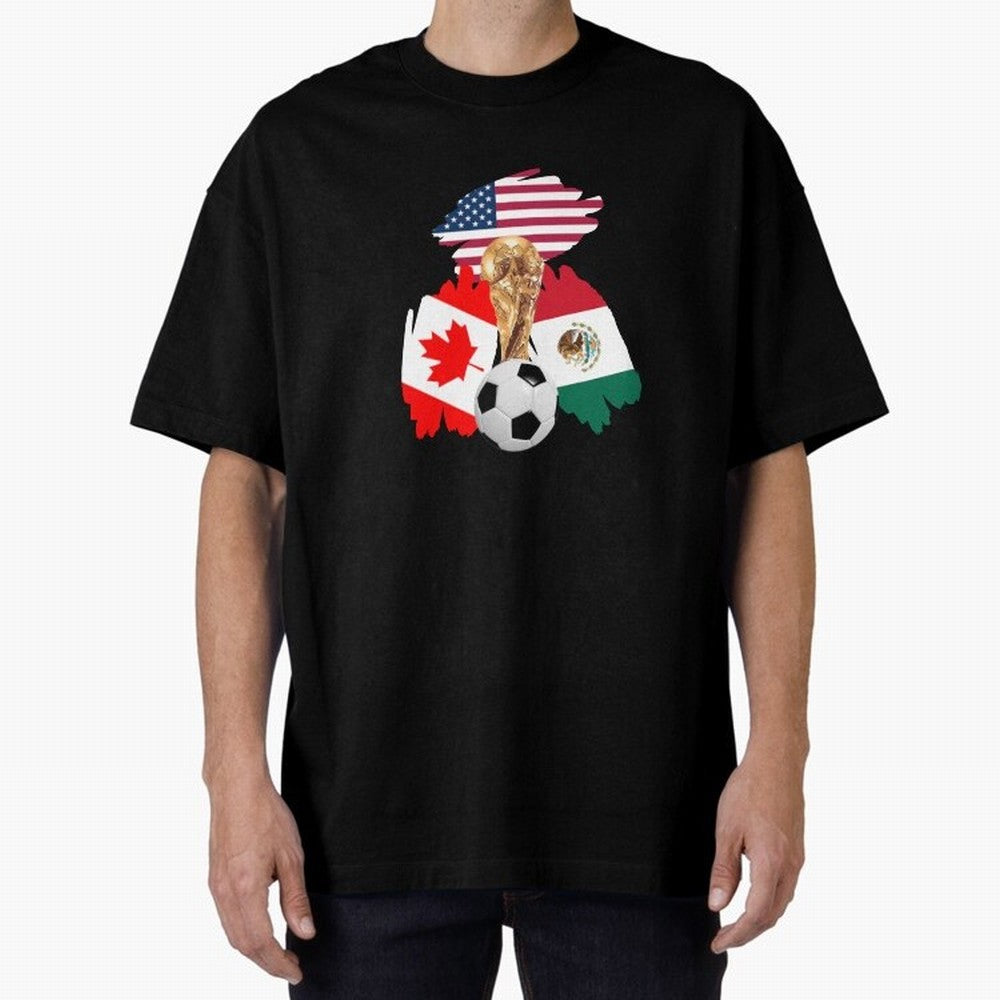 Countries of World Cup Classic T-Shirt Enjoy FIFA World Cup 2026 Group Stage Spirit, Filled with Argentina and Brazil, Cristiano Ronaldo, Match Day Excitement, Supporter Culture, Golden Goals and Global Football Passion; Great for Supporters Who
