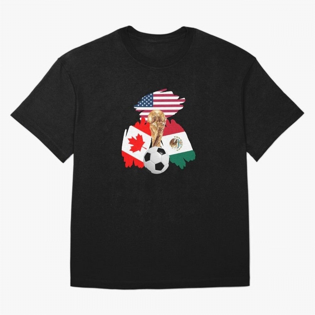 Countries of World Cup Classic T-Shirt Enjoy FIFA World Cup 2026 Group Stage Spirit, Filled with Argentina and Brazil, Cristiano Ronaldo, Match Day Excitement, Supporter Culture, Golden Goals and Global Football Passion; Great for Supporters Who