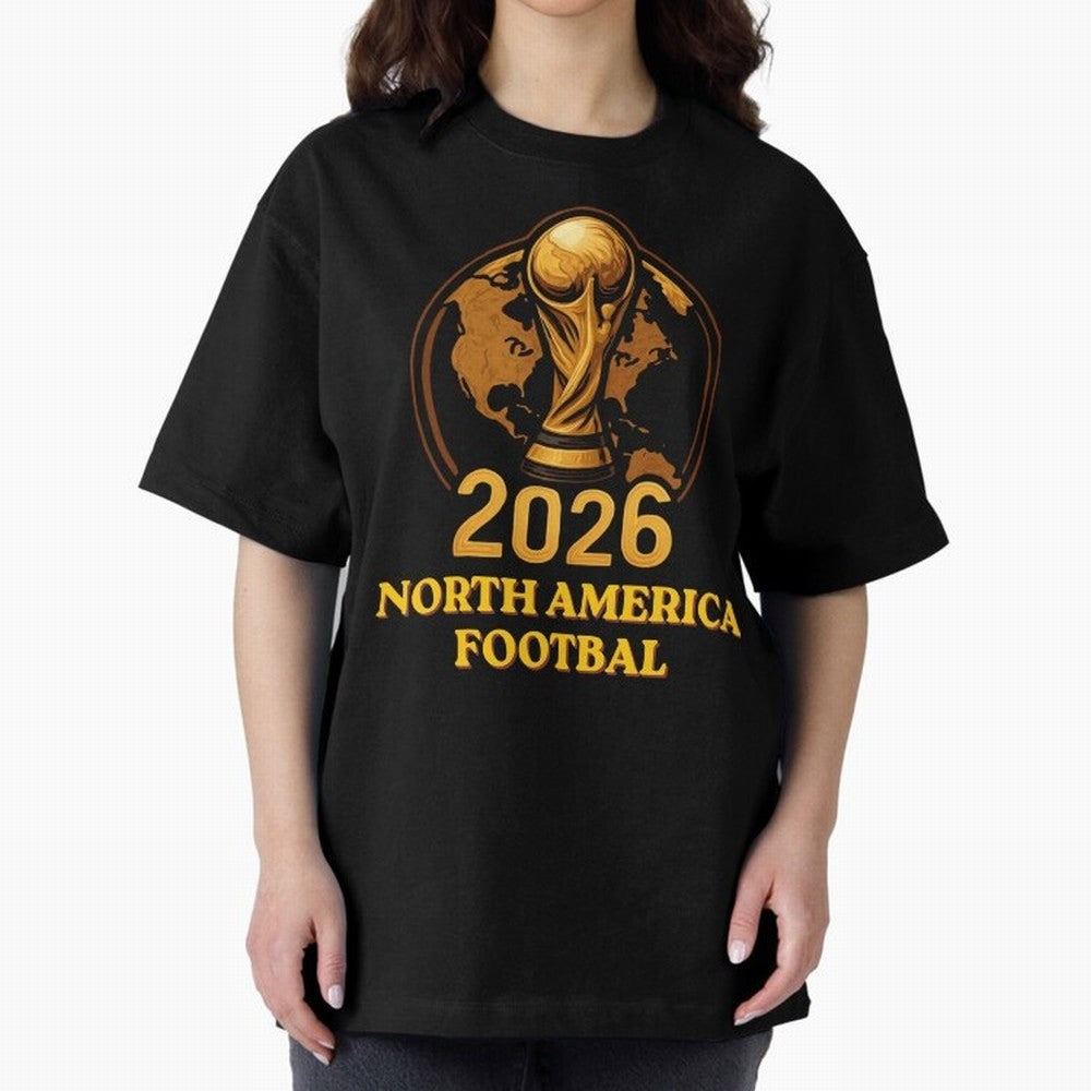 Soccer 2026 North America Football Fan Gift Shirt Classic T-Shirt Show Fan Pride Across FIFA World Cup 2026 for Fans of Messi and Cristiano Ronaldo and Brazil, Bringing Classic Soccer Heritage, Championship Pressure, Fan Loyalty and International