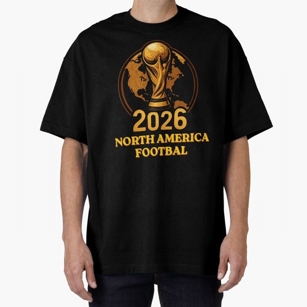 Soccer 2026 North America Football Fan Gift Shirt Classic T-Shirt Show Fan Pride Across FIFA World Cup 2026 for Fans of Messi and Cristiano Ronaldo and Brazil, Bringing Classic Soccer Heritage, Championship Pressure, Fan Loyalty and International