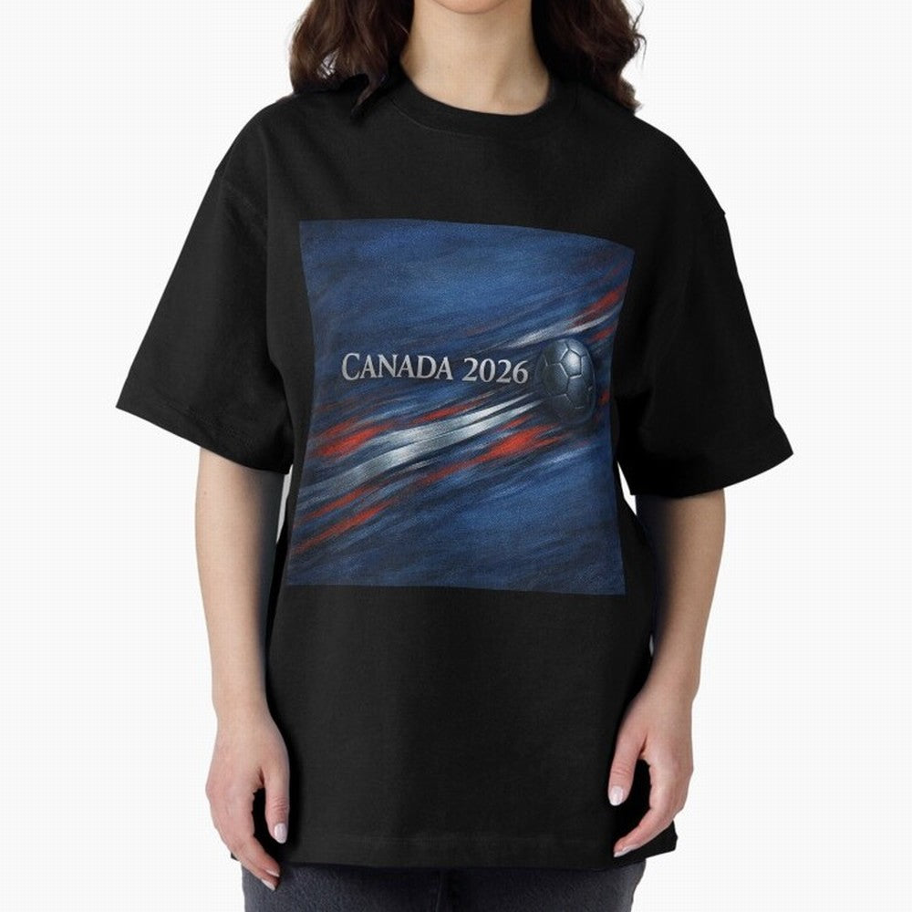 Canada 2026 Soccer Inspired Design Classic T-Shirt Honor the Beautiful Game during FIFA World Cup 2026 Group Stage Highlighting Messi, Argentina Energy, Championship Spirit, Famous Goals, Roaring Crowds and International Football Unity; Perfect for
