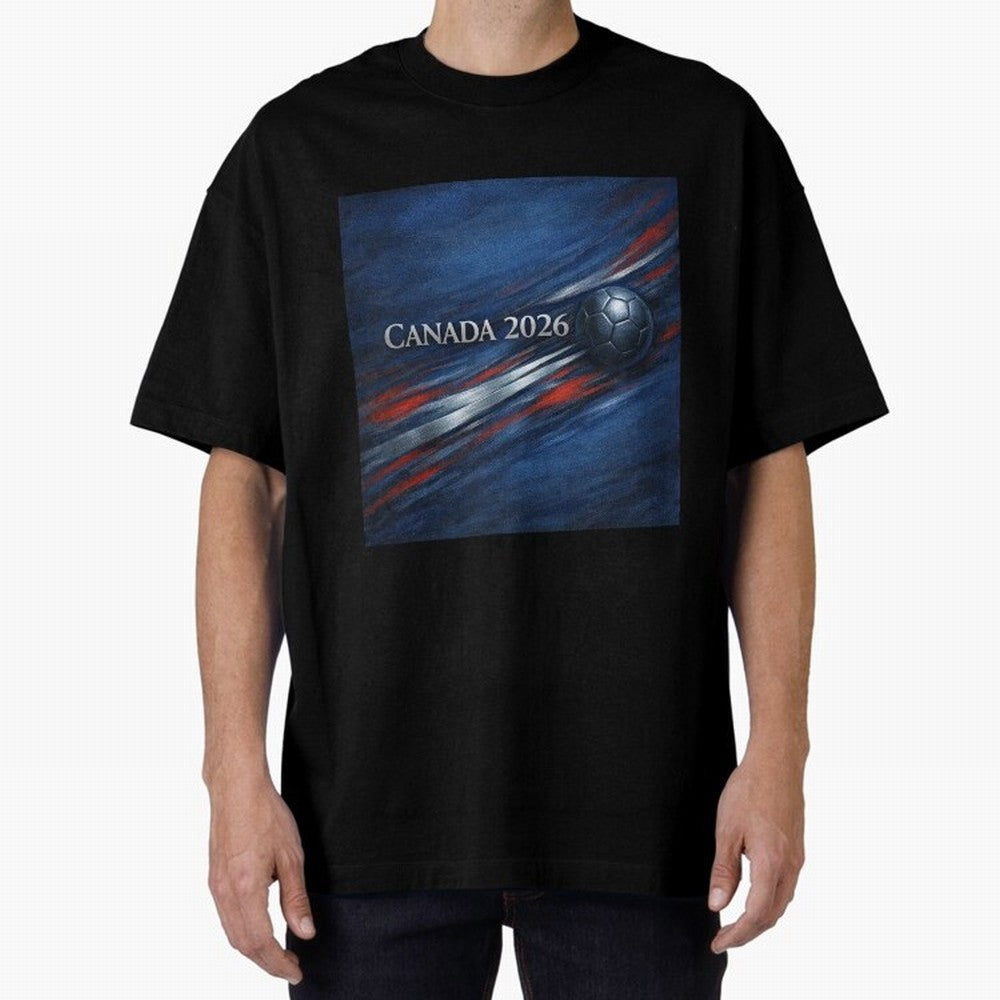Canada 2026 Soccer Inspired Design Classic T-Shirt Honor the Beautiful Game during FIFA World Cup 2026 Group Stage Highlighting Messi, Argentina Energy, Championship Spirit, Famous Goals, Roaring Crowds and International Football Unity; Perfect for