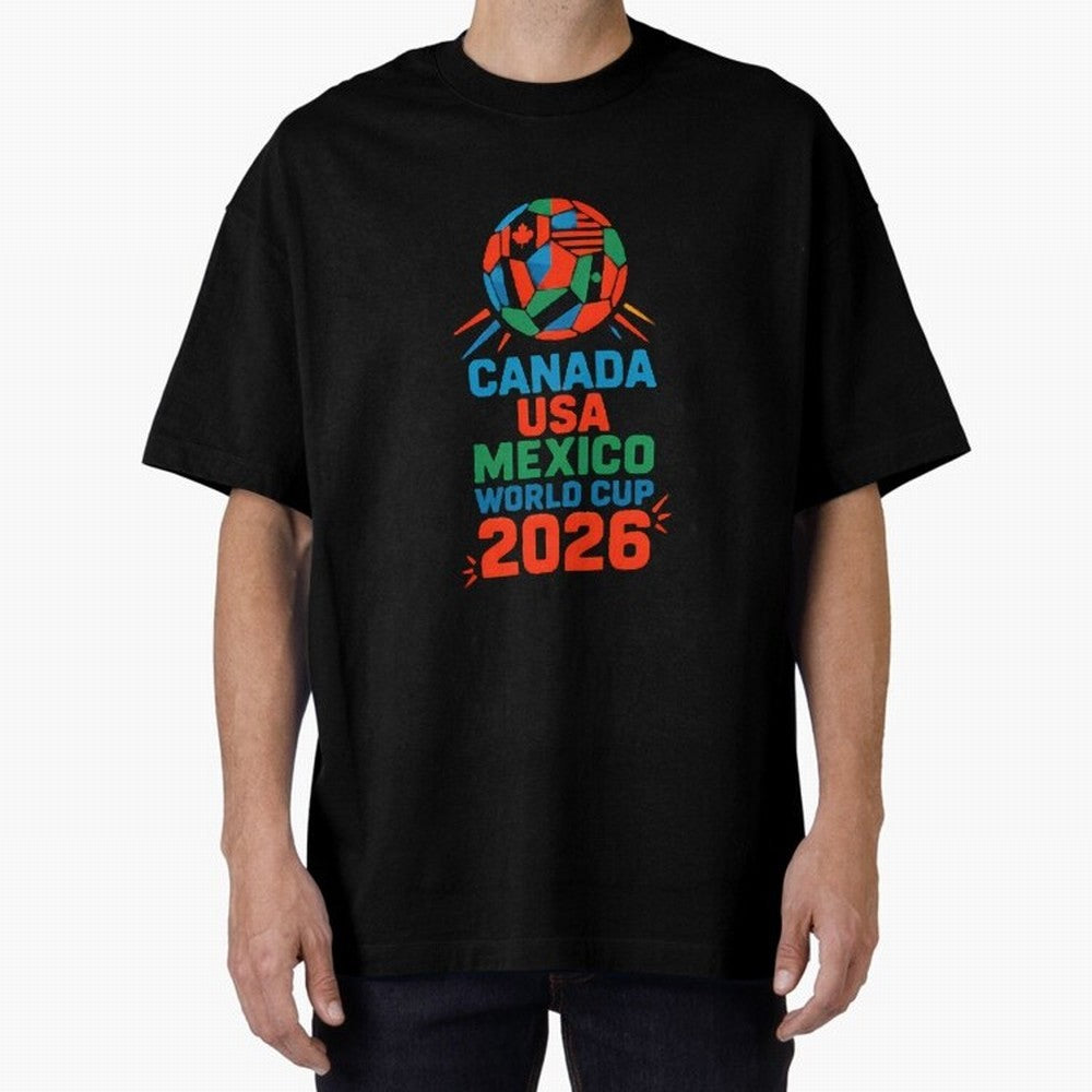 World Cup 2026 USA Canada Mexico ¡ª Retro Soccer Tournament Illustration Classic T-Shirt Join FIFA World Cup 2026 USA Canada Mexico Spirit, Driven by Germany, Messi, Neymar and Mbappe, Soccer Culture, Superstar Moments, National Team Dreams and