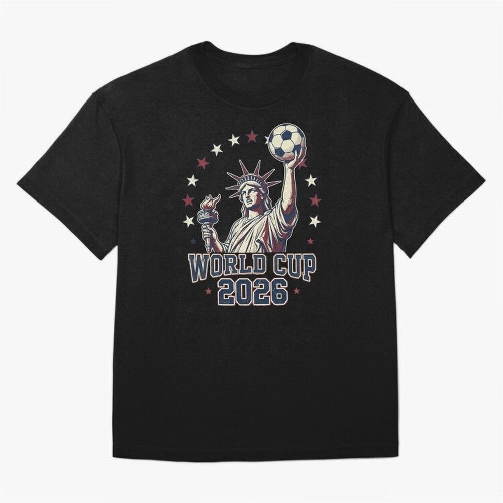 World Cup 2026 USA Soccer Statue Liberty Classic T-Shirt Celebrate Unforgettable Nights in Global Football Passion for FIFA World Cup 2026 USA Canada Mexico, Connected to Neymar, Haaland and Cristiano Ronaldo, Germany, Championship Spirit, Famous