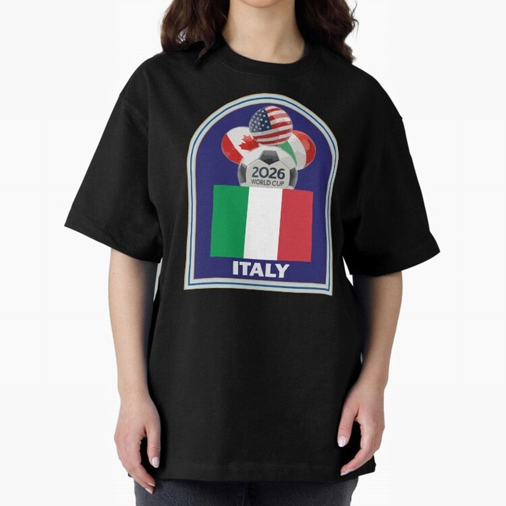 Italy 2026 Soccer T-shirt Classic T-Shirt Turn Football Passion into FIFA World Cup 2026 Made for Neymar, Haaland and Cristiano Ronaldo, Spain Energy, Stadium Memories, Football Loyalty, International Chants and Championship Tradition; Ideal for