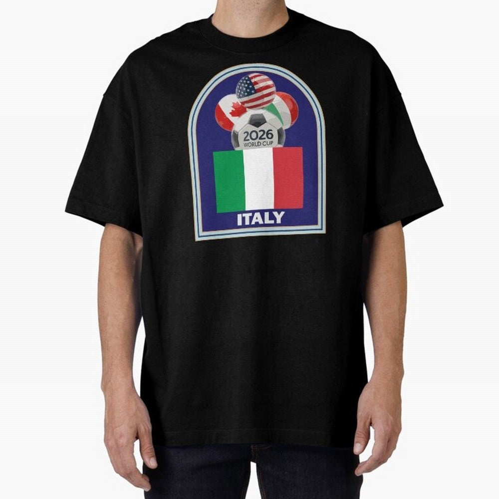 Italy 2026 Soccer T-shirt Classic T-Shirt Turn Football Passion into FIFA World Cup 2026 Made for Neymar, Haaland and Cristiano Ronaldo, Spain Energy, Stadium Memories, Football Loyalty, International Chants and Championship Tradition; Ideal for