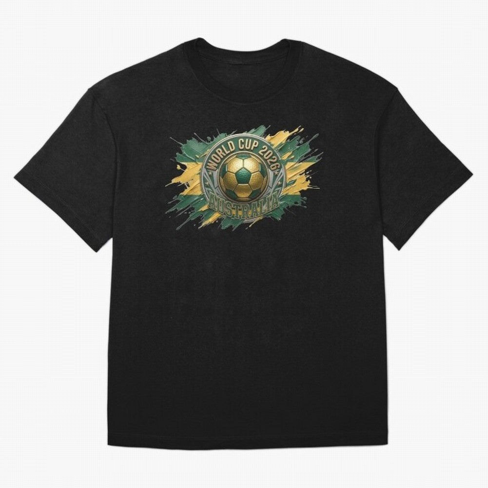 World Cup 2026 Australia Soccer Ball Paint Splash Classic T-Shirt Refresh FIFA World Cup 2026 Featuring Neymar, Germany Energy, Stadium Memories, Football Loyalty, International Chants and Championship Tradition; Great for Watch Parties, Sports