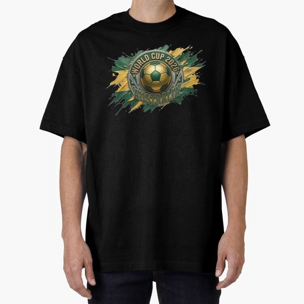World Cup 2026 Australia Soccer Ball Paint Splash Classic T-Shirt Refresh FIFA World Cup 2026 Featuring Neymar, Germany Energy, Stadium Memories, Football Loyalty, International Chants and Championship Tradition; Great for Watch Parties, Sports