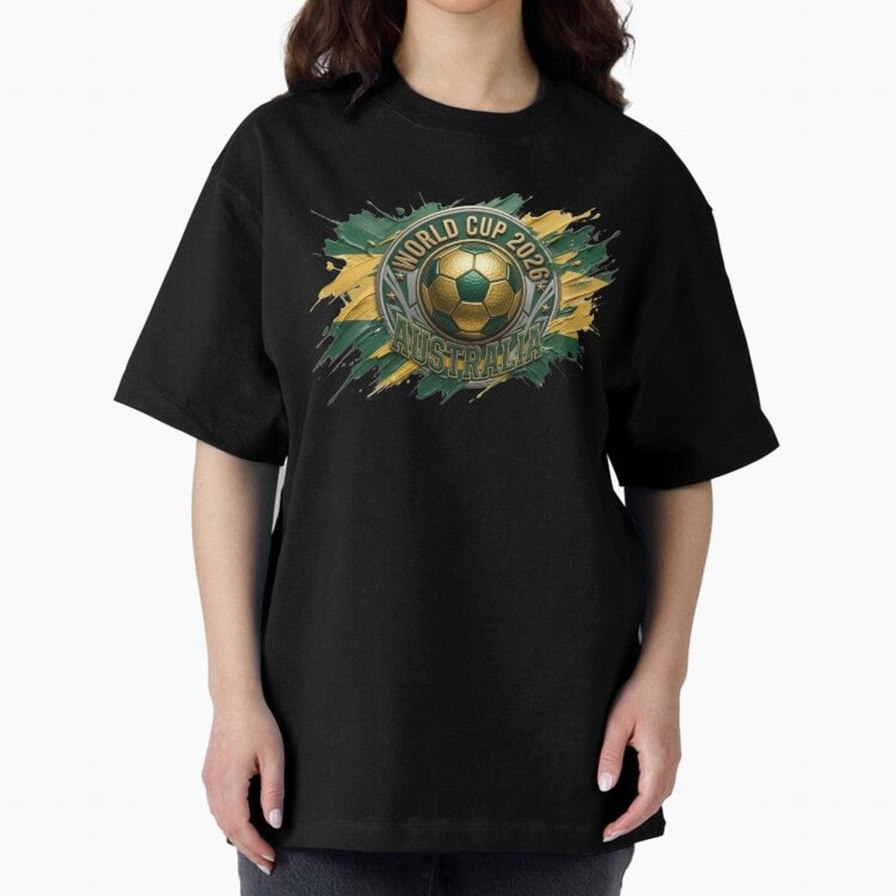 World Cup 2026 Australia Soccer Ball Paint Splash Classic T-Shirt Refresh FIFA World Cup 2026 Featuring Neymar, Germany Energy, Stadium Memories, Football Loyalty, International Chants and Championship Tradition; Great for Watch Parties, Sports