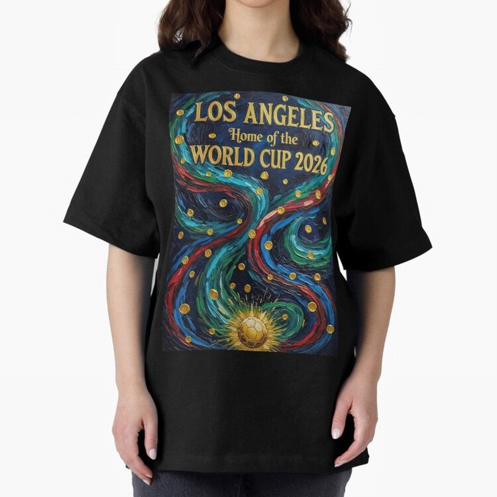 Los Angeles Home of the World Cup 2026 Soccer Fan ¡ª Moody Jewel Art Print Classic T-Shirt Make the Season About FIFA World Cup 2026 for Fans of CR7 and Spain, Bringing Stadium Memories, Football Loyalty, International Chants and Championship