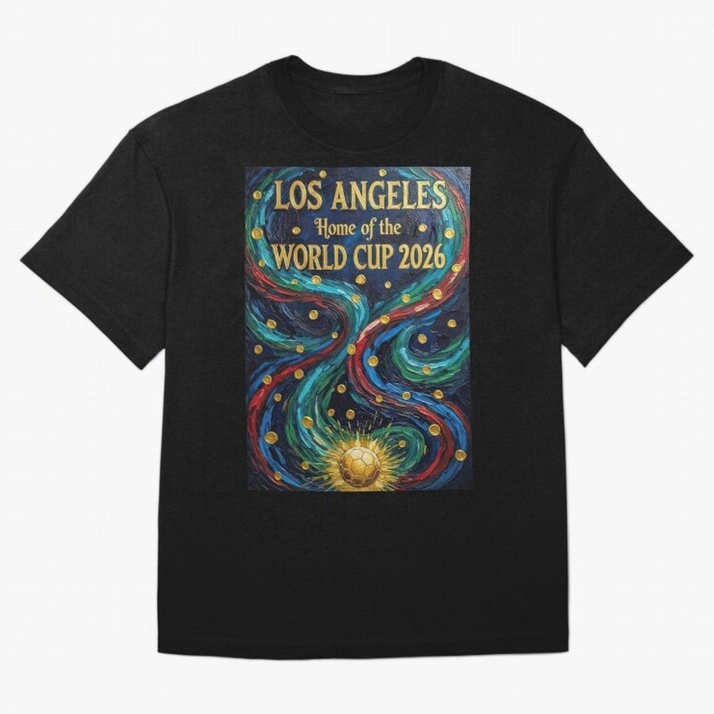 Los Angeles Home of the World Cup 2026 Soccer Fan ¡ª Moody Jewel Art Print Classic T-Shirt Make the Season About FIFA World Cup 2026 for Fans of CR7 and Spain, Bringing Stadium Memories, Football Loyalty, International Chants and Championship