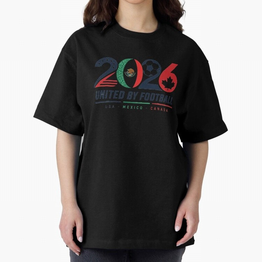 United by Football 2026 Soccer Design Classic T-Shirt Honor Football Greatness during Global Football Passion for FIFA World Cup 2026 Group Stage, Inspired by Mbappe, France and Portugal, Worldwide Fan Energy, Dramatic Goals, Stadium Lights and